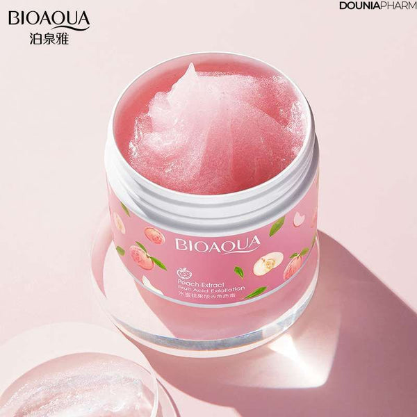 Bioaqua - Gel Crème Exfoliant Visage à l'Extrait de Pêche 140 g