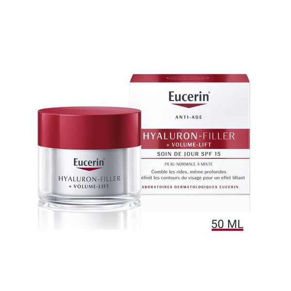 EUCERIN HYALURON-FILLER + VOLUME-LIFT Soin de Jour SPF 15 Peau Normale à Mixte