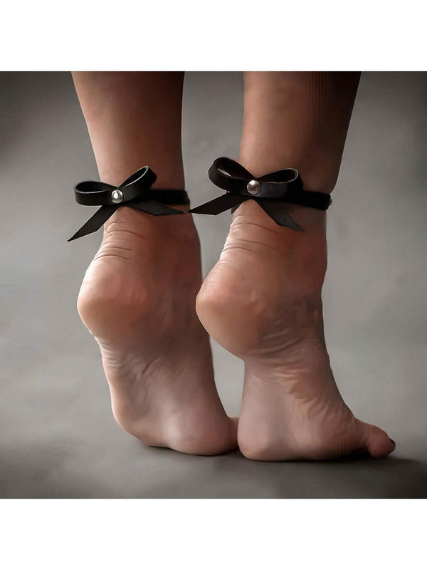 Anneau de pied avec nœud – Élégance pieds nus