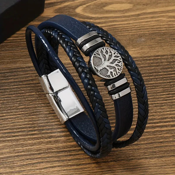 Bracelet Homme en Cuir PU – Style Tendance & Minimaliste