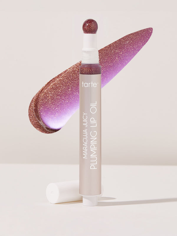 Tarte Maracuja – Huile à Lèvres Repulpante Juicy Plumping | Shimmering Mulberry