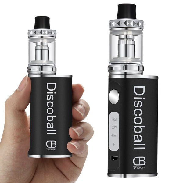 Kit Pod Discoball Mod 100 W – Vape Électrique  Réservoir 2 ml – TPP Pod Tank – Coils – Batterie 2000 mAh