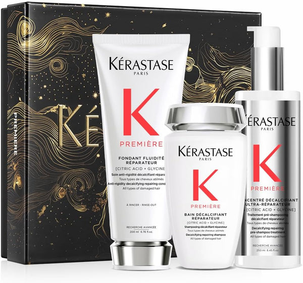 KÉRASTASE Première – Coffret Pré-Shampoing + Shampoing + Soin Fondant