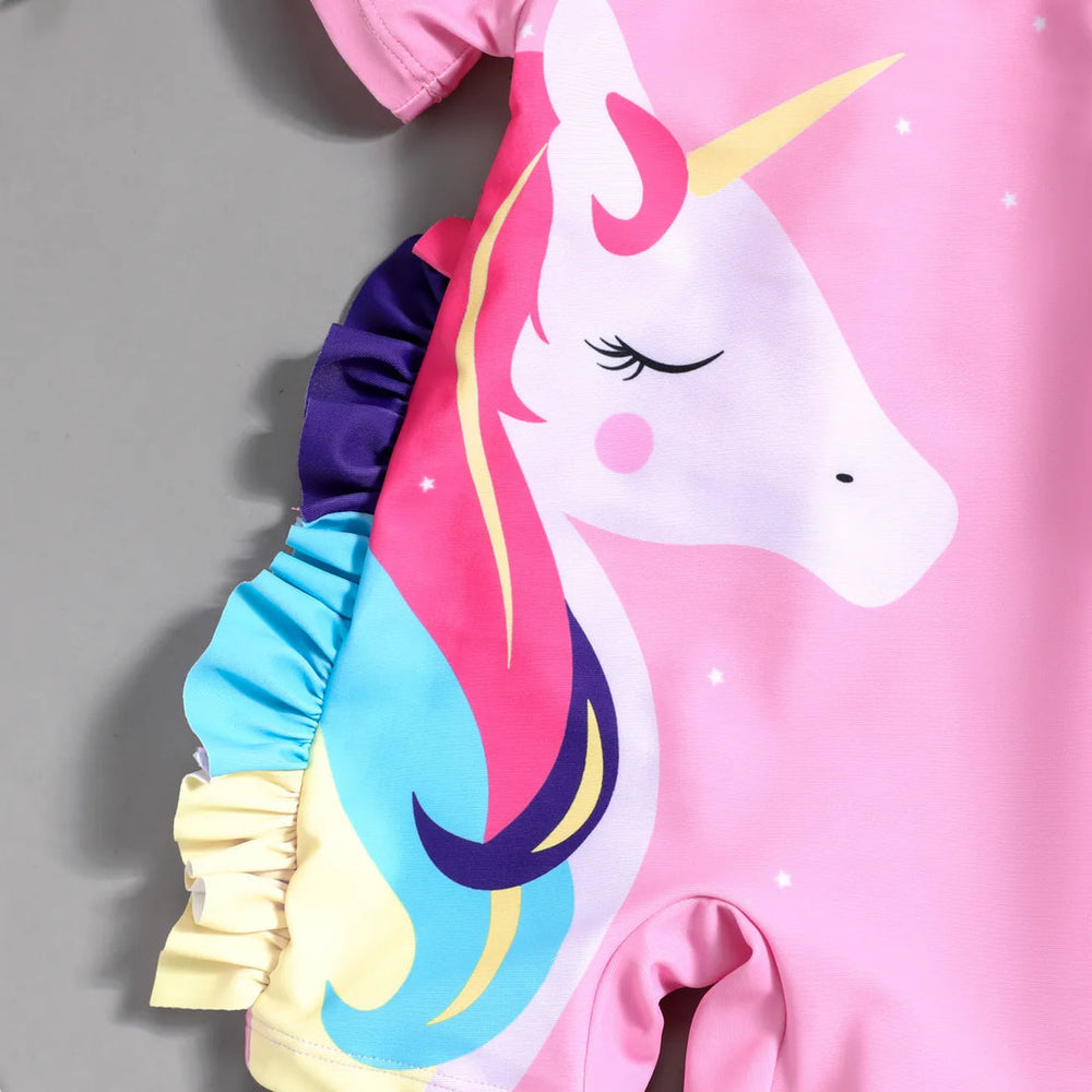 Bébé Maillots De Bain Licorne Enfants Maillots De Bain Filles Combinaison Caps Combinaison De Bébé Maillots De Bain Licorne Enfants Maillots De Bain Filles Combinaison Caps Combinaison De
