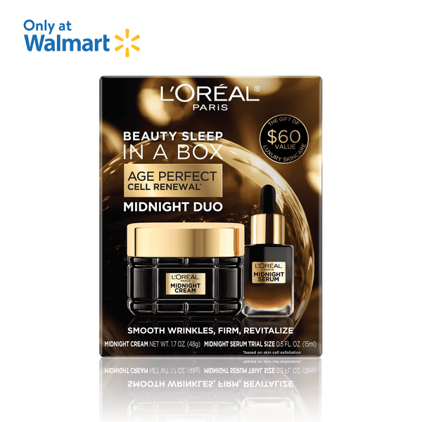 Creme et Sérum Visage Age Perfect Midnight Duo de L'Oréal Paris