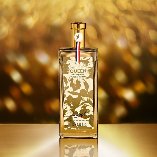 Adopt – Golden Queen Eau de parfum pailletée | 100 ml Univers olfactif : Gourmand