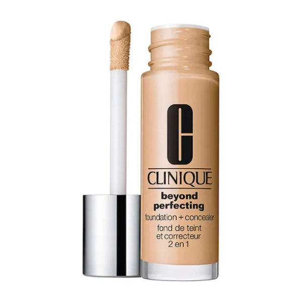 CLINIQUE – CN 02 BREEZE Beyond Perfecting Fond de Teint & Correcteur 2-en-1 Couvrance parfaite, légèreté absolue – 30 ml