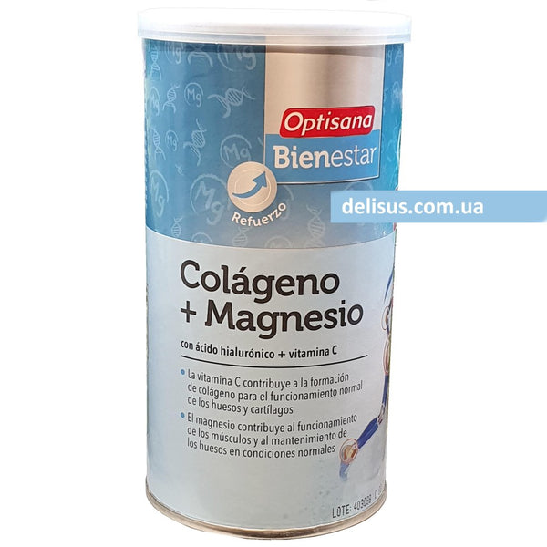 Optisana Collagène + Magnésium + Vitamine C et Acide Hyaluronique - 250 g