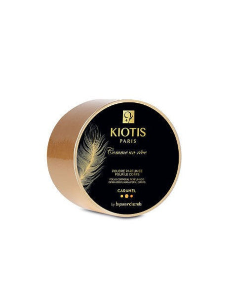 Kiotis – Poudre Corporelle Parfumée Caramel  Douceur gourmande & éclat irrésistible